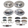 K8797 Z23 Daily Driver Carbon-Fiber Ceramic Brake Pad & Drilled & Slotted Rotor Kit - image 1