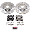 K8838 Z23 Daily Driver Carbon-Fiber Ceramic Brake Pad & Drilled & Slotted Rotor Kit - image 1