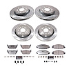 K8902-36 Z36 Truck & SUV Carbon-Fiber Ceramic Brake Pad & Drilled & Slotted Rotor Kit