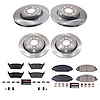 K8902 Z23 Daily Driver Carbon-Fiber Ceramic Brake Pad & Drilled & Slotted Rotor Kit - image 1