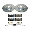 K8924 Z23 Daily Driver Carbon-Fiber Ceramic Brake Pad & Drilled & Slotted Rotor Kit