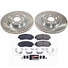 K8928 Z23 Daily Driver Carbon-Fiber Ceramic Brake Pad & Drilled & Slotted Rotor Kit - image 1