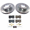 K8932 Z23 Daily Driver Carbon-Fiber Ceramic Brake Pad & Drilled & Slotted Rotor Kit - image 1