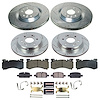 K8939 Z23 Daily Driver Carbon-Fiber Ceramic Brake Pad & Drilled & Slotted Rotor Kit