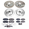 K8942 Z23 Daily Driver Carbon-Fiber Ceramic Brake Pad & Drilled & Slotted Rotor Kit - image 1