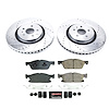 K8960 Z23 Daily Driver Carbon-Fiber Ceramic Brake Pad & Drilled & Slotted Rotor Kit - image 1