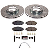 K8980 Z23 Daily Driver Carbon-Fiber Ceramic Brake Pad & Drilled & Slotted Rotor Kit - image 1