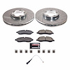K8988 Z23 Daily Driver Carbon-Fiber Ceramic Brake Pad & Drilled & Slotted Rotor Kit - image 1