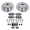 K9060 Z23 Daily Driver Carbon-Fiber Ceramic Brake Pad & Drilled & Slotted Rotor Kit - image 1