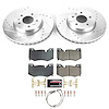 K9074 Z23 Daily Driver Carbon-Fiber Ceramic Brake Pad & Drilled & Slotted Rotor Kit - image 1