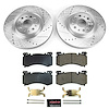 K9076 Z23 Daily Driver Carbon-Fiber Ceramic Brake Pad & Drilled & Slotted Rotor Kit - image 1