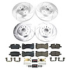 K9092 Z23 Daily Driver Carbon-Fiber Ceramic Brake Pad & Drilled & Slotted Rotor Kit - image 1