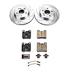 K9107 Z23 Daily Driver Carbon-Fiber Ceramic Brake Pad & Drilled & Slotted Rotor Kit - image 1