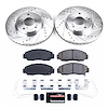 K9109 Z23 Daily Driver Carbon-Fiber Ceramic Brake Pad & Drilled & Slotted Rotor Kit - image 1
