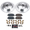 K9134 Z23 Daily Driver Carbon-Fiber Ceramic Brake Pad & Drilled & Slotted Rotor Kit - image 1