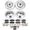 K9135 Z23 Daily Driver Carbon-Fiber Ceramic Brake Pad & Drilled & Slotted Rotor Kit - image 1