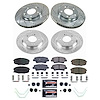 K9140 Z23 Daily Driver Carbon-Fiber Ceramic Brake Pad & Drilled & Slotted Rotor Kit