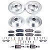K9141 Z23 Daily Driver Carbon-Fiber Ceramic Brake Pad & Drilled & Slotted Rotor Kit - image 1