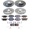 K9153 Z23 Daily Driver Carbon-Fiber Ceramic Brake Pad & Drilled & Slotted Rotor Kit - image 1