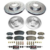 K9170 Z23 Daily Driver Carbon-Fiber Ceramic Brake Pad & Drilled & Slotted Rotor Kit
