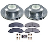 K9184 Z23 Daily Driver Carbon-Fiber Ceramic Brake Pad & Drilled & Slotted Rotor Kit