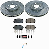 K9204 Z23 Daily Driver Carbon-Fiber Ceramic Brake Pad & Drilled & Slotted Rotor Kit