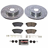 K9219 Z23 Daily Driver Carbon-Fiber Ceramic Brake Pad & Drilled & Slotted Rotor Kit - image 1