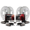 K9233 Z23 Daily Driver Carbon-Fiber Ceramic Brake Pad & Drilled & Slotted Rotor Kit - image 2