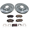 K9239 Z23 Daily Driver Carbon-Fiber Ceramic Brake Pad & Drilled & Slotted Rotor Kit - image 1