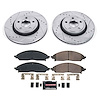 K9241 Z23 Daily Driver Carbon-Fiber Ceramic Brake Pad & Drilled & Slotted Rotor Kit