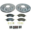 K9243 Z23 Daily Driver Carbon-Fiber Ceramic Brake Pad & Drilled & Slotted Rotor Kit - image 1