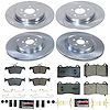 K9270 Z23 Daily Driver Carbon-Fiber Ceramic Brake Pad & Drilled & Slotted Rotor Kit - image 1