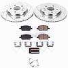 K9301 Z23 Daily Driver Carbon-Fiber Ceramic Brake Pad & Drilled & Slotted Rotor Kit - image 1