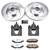 Street Warrior Brake Upgrade Kit Cross-Drilled and Slotted Rotors Z26 Extreme Street Performance Bra - image 1