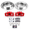Street Warrior Brake Upgrade Kit Cross-Drilled and Slotted Rotors Z26 Extreme Street Performance Bra - image 1
