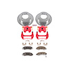 Street Warrior Brake Upgrade Kit Cross-Drilled and Slotted Rotors Z26 Extreme Street Performance Bra - image 1