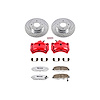 Street Warrior Brake Upgrade Kit Cross-Drilled and Slotted Rotors Z26 Extreme Street Performance Bra - image 1