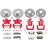 Street Warrior Brake Upgrade Kit Cross-Drilled and Slotted Rotors Z26 Extreme Street Performance Bra - image 1
