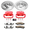 Street Warrior Brake Upgrade Kit Cross-Drilled and Slotted Rotors Z26 Extreme Street Performance Bra - image 1
