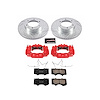 High Performance Brake Upgrade Kit Cross-Drilled and Slotted Rotors Z23 Evolution Sport High Carbon - image 1
