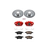 High Performance Brake Upgrade Kit Cross-Drilled and Slotted Rotors Z23 Evolution Sport High Carbon