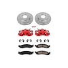 High Performance Brake Upgrade Kit Cross-Drilled and Slotted Rotors Z23 Evolution Sport High Carbon - image 1