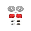 Street Warrior Brake Upgrade Kit Cross-Drilled and Slotted Rotors Z26 Extreme Street Performance Bra - image 1