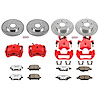 Street Warrior Brake Upgrade Kit Cross-Drilled and Slotted Rotors Z26 Extreme Street Performance Bra - image 1