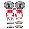 Truck and Towing Z36 Brake Upgrade Kit Cross-Drilled and Slotted Rotors Z36 Carbon Ceramic Brake Pad - image 1