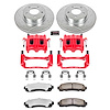 Truck and Towing Z36 Brake Upgrade Kit Cross-Drilled and Slotted Rotors Z36 Carbon Ceramic Brake Pad - image 1