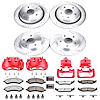 Truck and Towing Z36 Brake Upgrade Kit Cross-Drilled and Slotted Rotors Z36 Carbon Ceramic Brake Pad - image 1