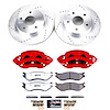 KC2165A-36 Z36 Truck & SUV Ceramic Brake Pad, Drilled & Slotted Rotor, & Caliper Kit - image 1