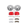 Street Warrior Brake Upgrade Kit Cross-Drilled and Slotted Rotors Z26 Extreme Street Performance Bra - image 1