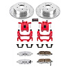 Street Warrior Brake Upgrade Kit Cross-Drilled and Slotted Rotors Z26 Extreme Street Performance Bra - image 1